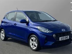 Blue Used 2021 Hyundai i10 SE Hatchback | £13,541 (Fair price)
