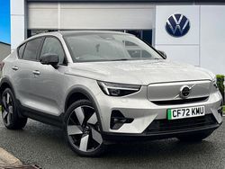Silver Used 2022 Volvo C40 Ultimate SUV | £23,989 (Fair price)