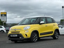 Yellow/white Used 2014 Fiat 500L Trekking MPV | £4,450 (Fair price)