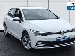 White Used 2021 VW Golf VIII Life Hatchback | £16,495 (Fair price)