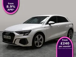 White Used 2022 Audi A3 Sportback S-Line Hatchback | £18,526 (Good price)