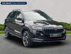Black Used 2024 Skoda Karoq SportLine SUV | £30,469 (Fair price)