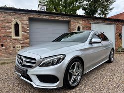 Silver Used 2014 Mercedes C220 AMG line Sedan | £6,500