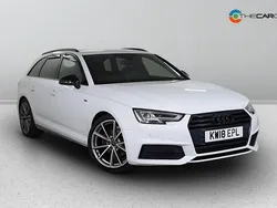 White Used 2018 Audi A4 Black Edition Estate | £18,275 (A bit pricey)