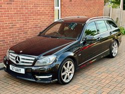 Black Used 2011 Mercedes C250 Sport Edition Estate | £4,395 (Fair price)