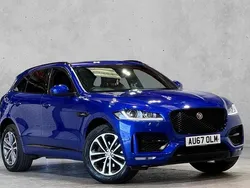 Blue Used 2018 Jaguar F-Pace R-Sport SUV | £19,500 (Fair price)