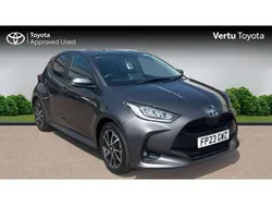 Grey Used 2023 Toyota Yaris Hybrid Design Hatchback | £16,571 (Fair price)