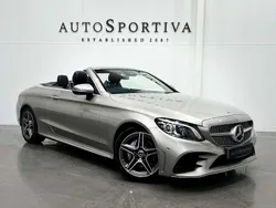 Silver Used 2018 Mercedes C220 AMG Line Premium Cabriolet | £17,990 (Fair price)