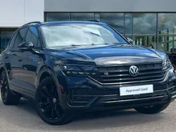 Moonlight blue pearlescent Used 2022 VW Touareg Black Edition SUV | £43,104 (Good price)