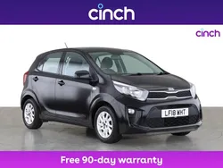 Black Used 2018 Kia Picanto 2 Hatchback | £8,449 (Fair price)