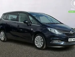 Blue Used 2017 Vauxhall Zafira Tourer MPV | £9,799 (Fair price)