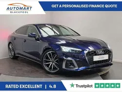 Blue Used 2023 Audi A5 Sportback S-Line Hatchback | £27,465 (Good price)