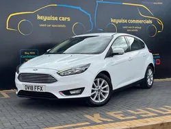 White Used 2018 Ford Focus Titanium Hatchback | £9,290 (Good price)