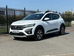 White Used 2022 Dacia Sandero Prestige Hatchback | £8,995 (A bit pricey)