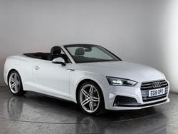 White Used 2018 Audi A5 Cabriolet S-Line Cabriolet | £15,700 (Fair price)
