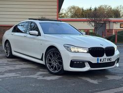 White Used 2017 BMW 740L M Sport Sedan | £16,995 (Expensive)