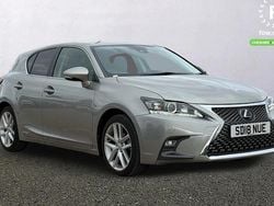 Silver Used 2018 Lexus CT200h Luxury Line Hatchback | £14,399 (Fair price)