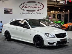 White Used 2012 Mercedes C63 AMG Edition 1 Coupe | £22,195 (Fair price)