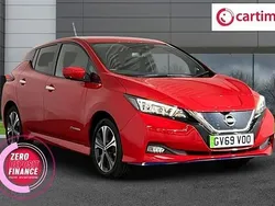 Red Used 2020 Nissan Leaf Tekna Hatchback | £12,750 (Fair price)