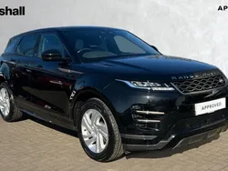 Metallic santorini black Used 2022 Land Rover Range Rover evoque R-Dynamic Hatchback | £25,379 (Fair price)