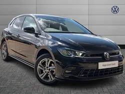 Black Used 2024 VW Polo R-line Hatchback | £21,290 (Fair price)
