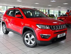 Red Used 2019 Jeep Compass Longitude SUV | £10,989 (Fair price)