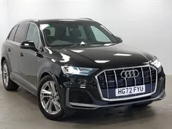 Black Used 2022 Audi Q7 S-Line SUV | £38,498 (Fair price)