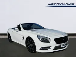 White Used 2014 Mercedes SL350 AMG Cabriolet | £19,995 (Fair price)