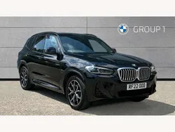 Black Used 2022 BMW X3 M Sport SUV | £36,995 (Expensive)