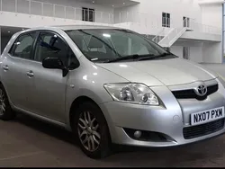 Silver Used 2007 Toyota Auris Hatchback | £795 (Fair price)