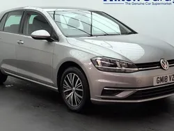 Silver Used 2018 VW Golf VII SE Hatchback | £11,050 (Fair price)