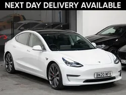 White Used 2020 Tesla Model 3 Performance Sedan | £16,895 (Good price)
