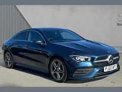 Blue Used 2022 Mercedes CLA200 AMG Line Premium Coupe | £25,790 (Fair price)