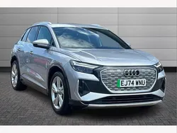 Silver Used 2024 Audi Q4 e-tron S-Line SUV | £34,550 (Good price)