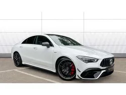 White Used 2023 Mercedes CLA45 AMG Coupe | £48,318 (Fair price)