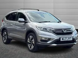 Lunar silver Used 2017 Honda CR-V EX SUV | £13,990 (Fair price)