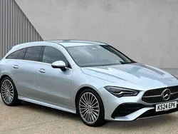 Hightech silver Used 2024 Mercedes CLA220 AMG Line Premium Sedan | £30,230 (Fair price)