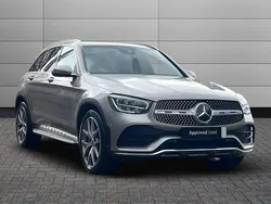 Silver Used 2022 Mercedes GLC300 AMG Line Premium SUV | £35,990 (Fair price)