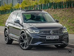 Black Used 2023 VW Tiguan R-line SUV | £27,500 (A bit pricey)