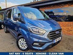 Blue Used 2021 Ford Transit Custom Limited | £21,588 (A bit pricey)