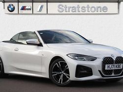 White Used 2021 BMW 420 M Sport Cabriolet | £27,991 (Good price)