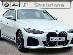White Used 2022 BMW 420 Gran Coupé M Sport Coupe | £28,799 (Fair price)