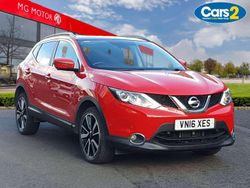 Red Used 2016 Nissan Qashqai Tekna SUV | £10,990 (Good price)