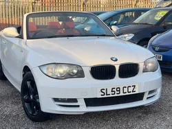 White Used 2009 BMW 118 Cabriolet Sport Line Cabriolet | £3,499 (Fair price)