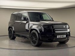 Santorini black Used 2021 Land Rover Defender HSE Dynamic SUV | £56,200 (Fair price)