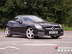 Black Used 2014 Mercedes SLK250 AMG Cabriolet | £7,899 (Fair price)