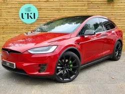 Red Used 2017 Tesla Model X SUV | £29,995 (A bit pricey)