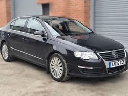 Black Used 2008 VW Passat Highline Sedan | £2,295 (Fair price)