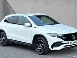 White Used 2021 Mercedes EQA250 AMG line SUV | £20,890 (Fair price)