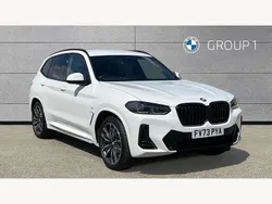 White Used 2023 BMW X3 M Sport SUV | £38,995 (A bit pricey)